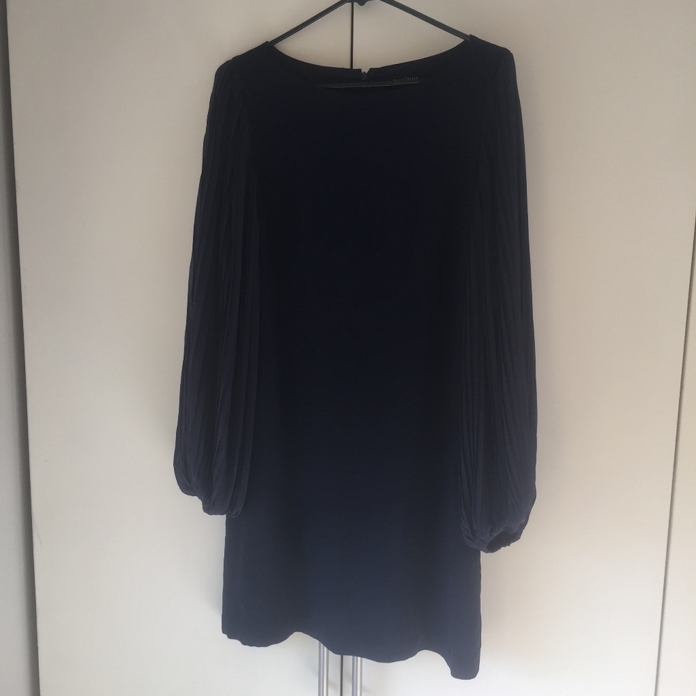White House Black Market Navy Blue Dress Size 8